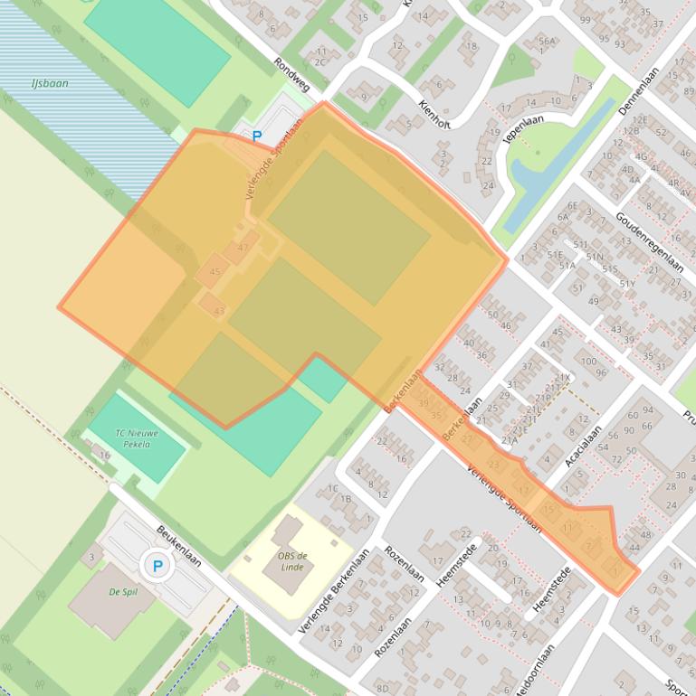 Kaart van postcodegebied 9663EW.