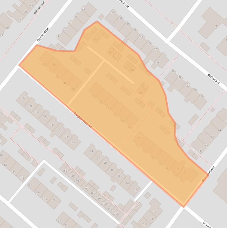 Kaart van postcodegebied 9663GE.
