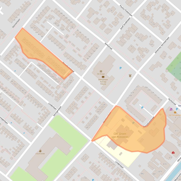 Kaart van postcodegebied 9663GG.