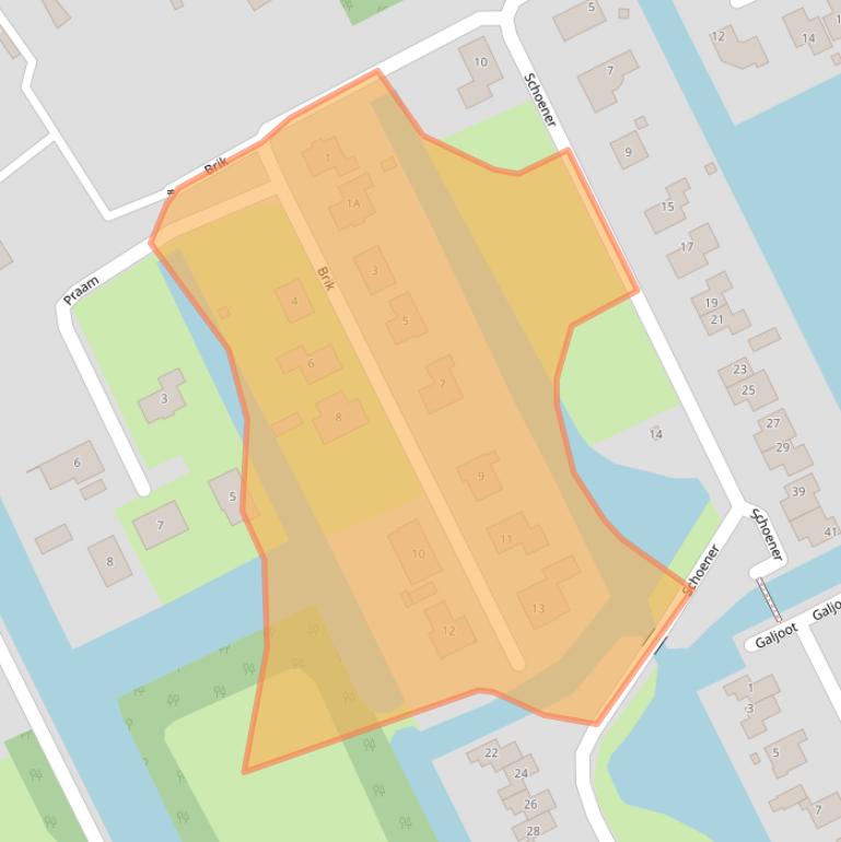 Kaart van postcodegebied 9663JC.