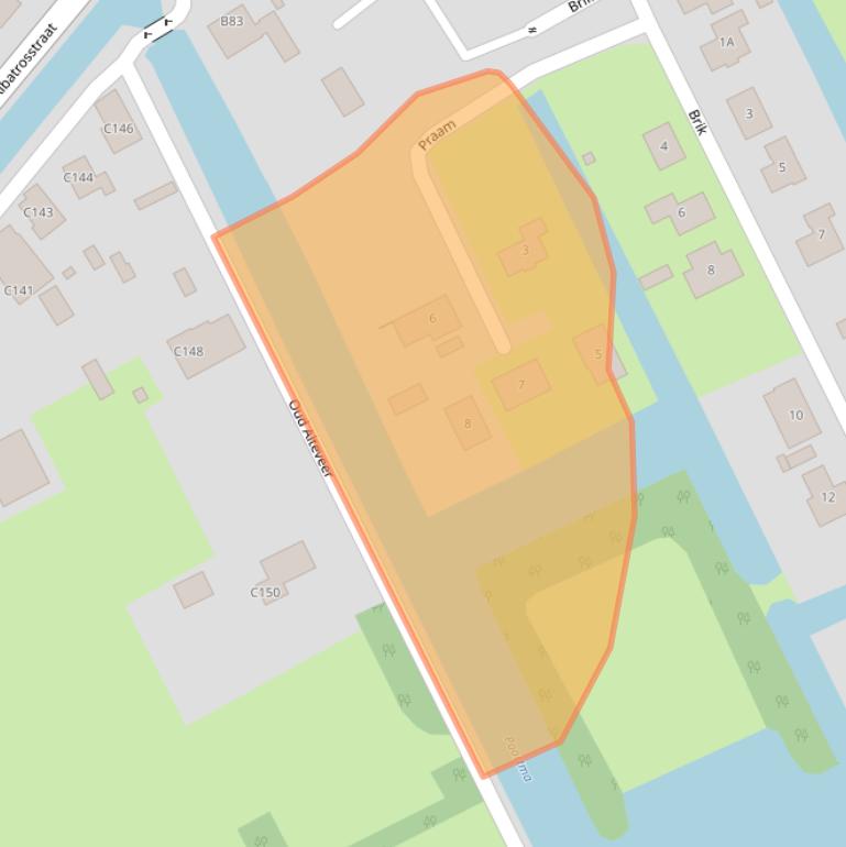 Kaart van postcodegebied 9663JE.