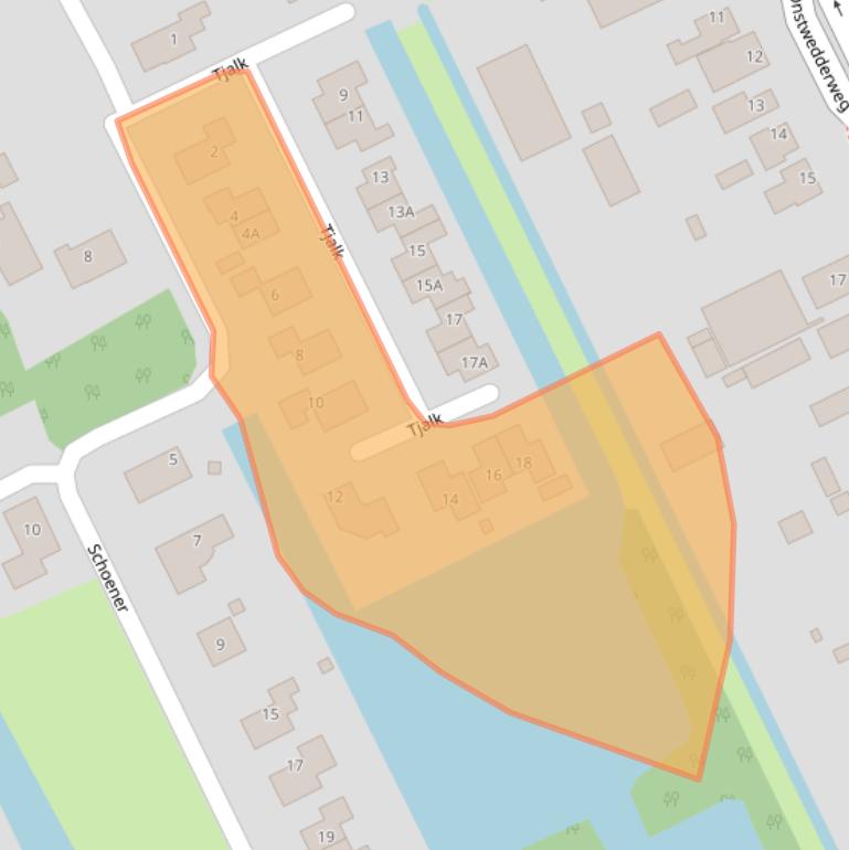 Kaart van postcodegebied 9663JH.