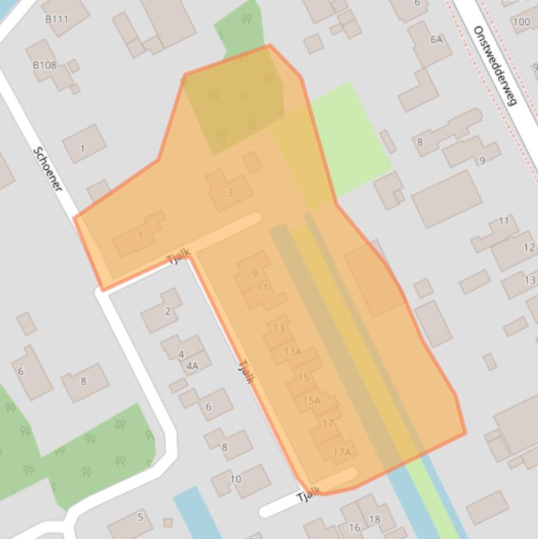 Kaart van postcodegebied 9663JK.