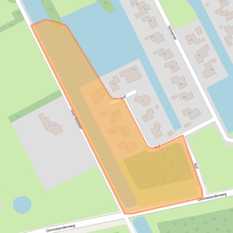 Kaart van postcodegebied 9663JS.