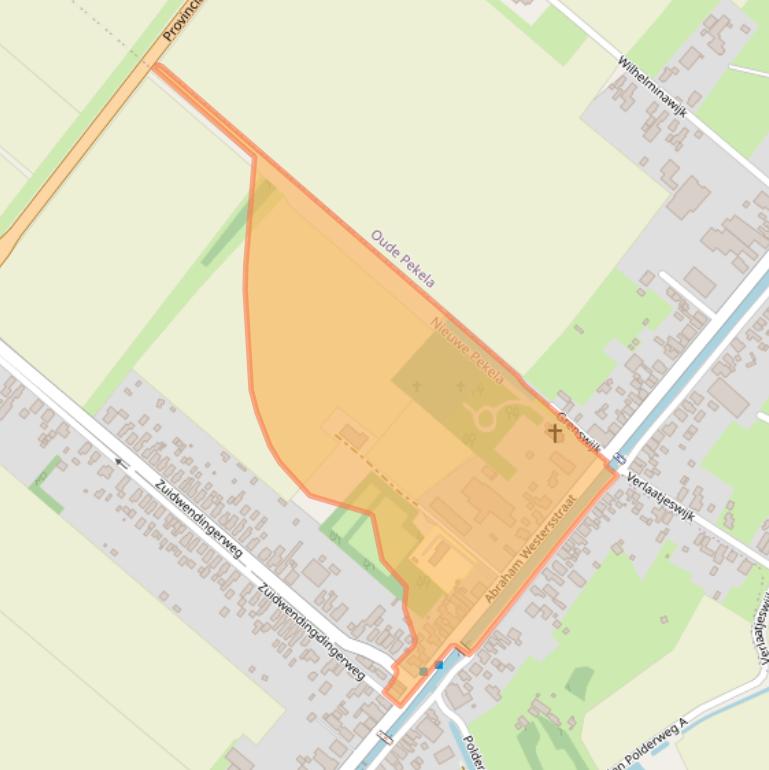 Kaart van postcodegebied 9663PA.