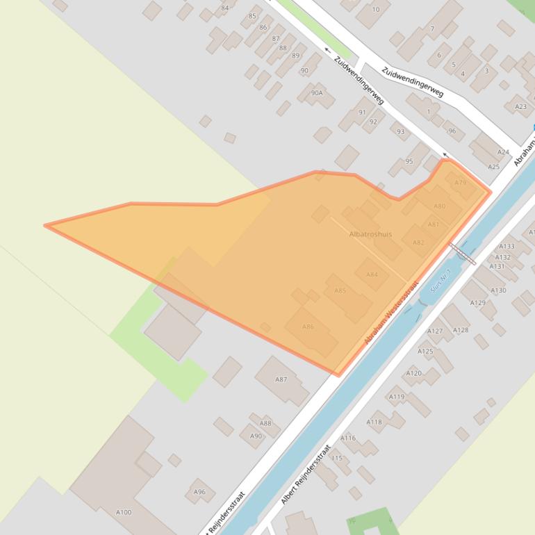 Kaart van postcodegebied 9663PB.