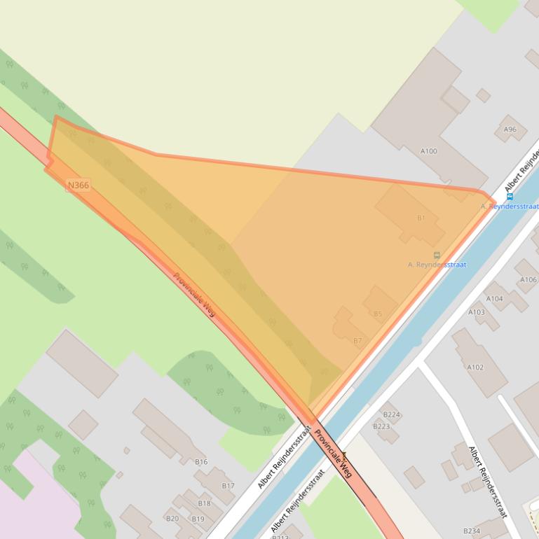 Kaart van postcodegebied 9663PK.