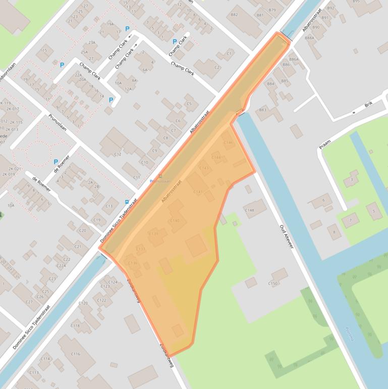 Kaart van postcodegebied 9663PW.