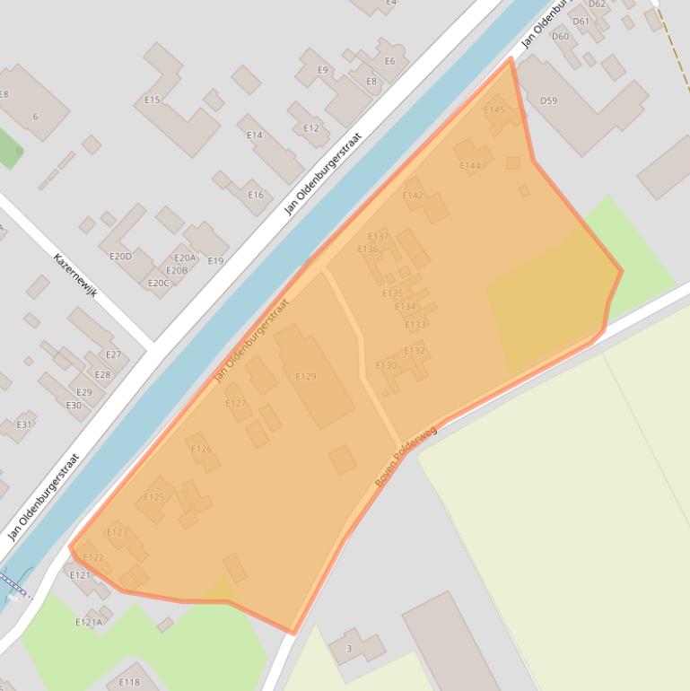 Kaart van postcodegebied 9663RX.