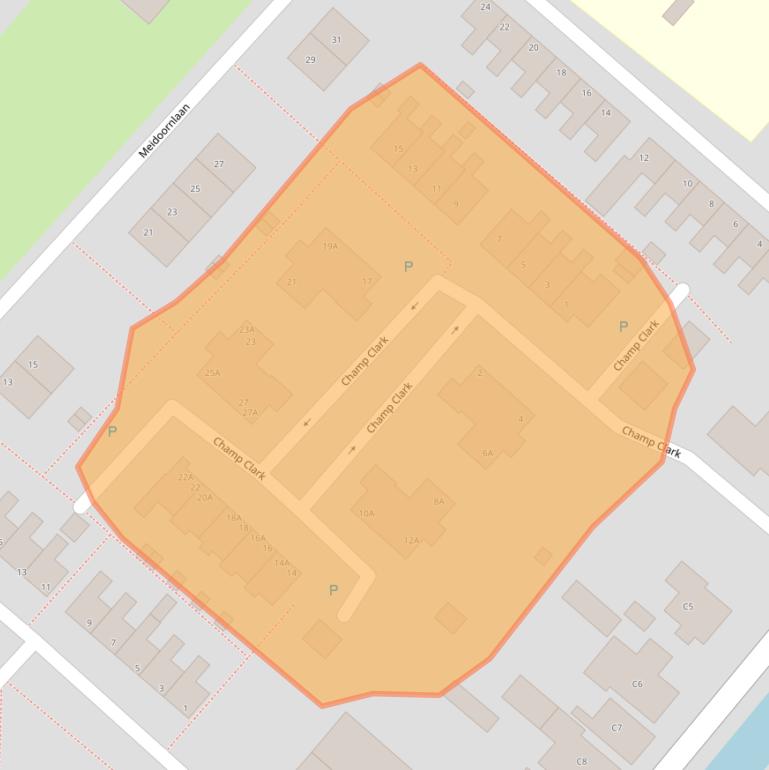 Kaart van postcodegebied 9663RZ.