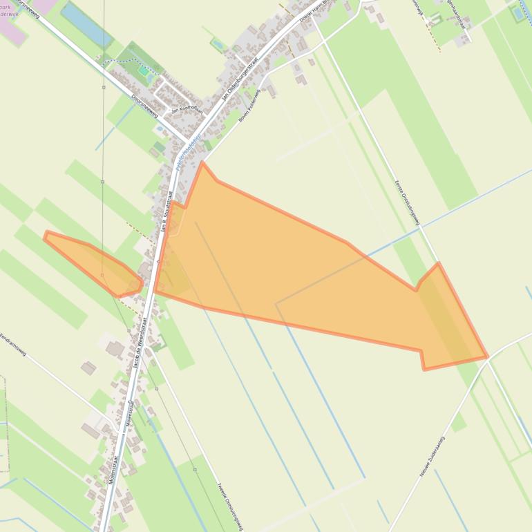 Kaart van postcodegebied 9663SJ.