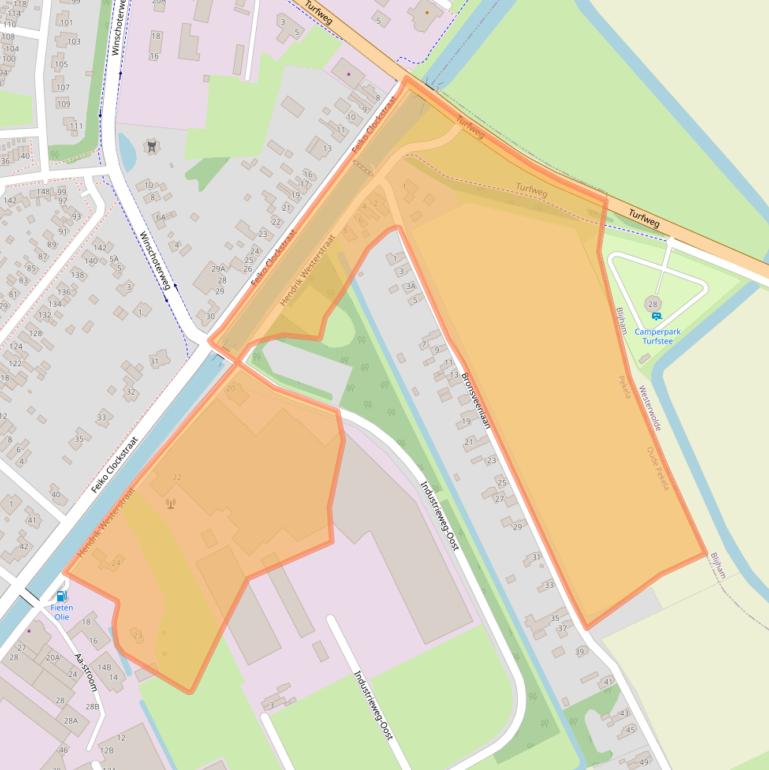 Kaart van postcodegebied 9665AL.