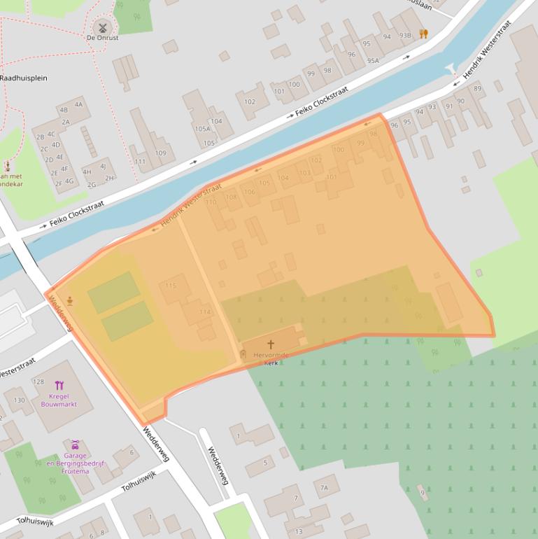 Kaart van postcodegebied 9665AR.