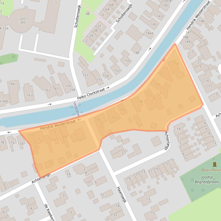 Kaart van postcodegebied 9665AT.