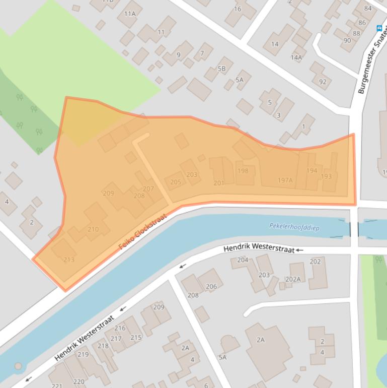 Kaart van postcodegebied 9665BL.