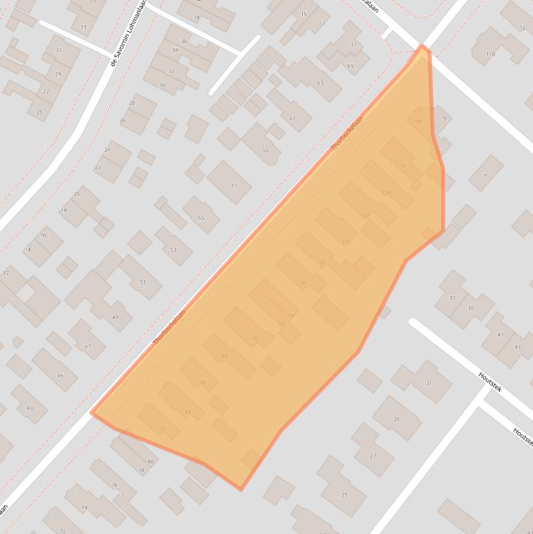 Kaart van postcodegebied 9665CG.