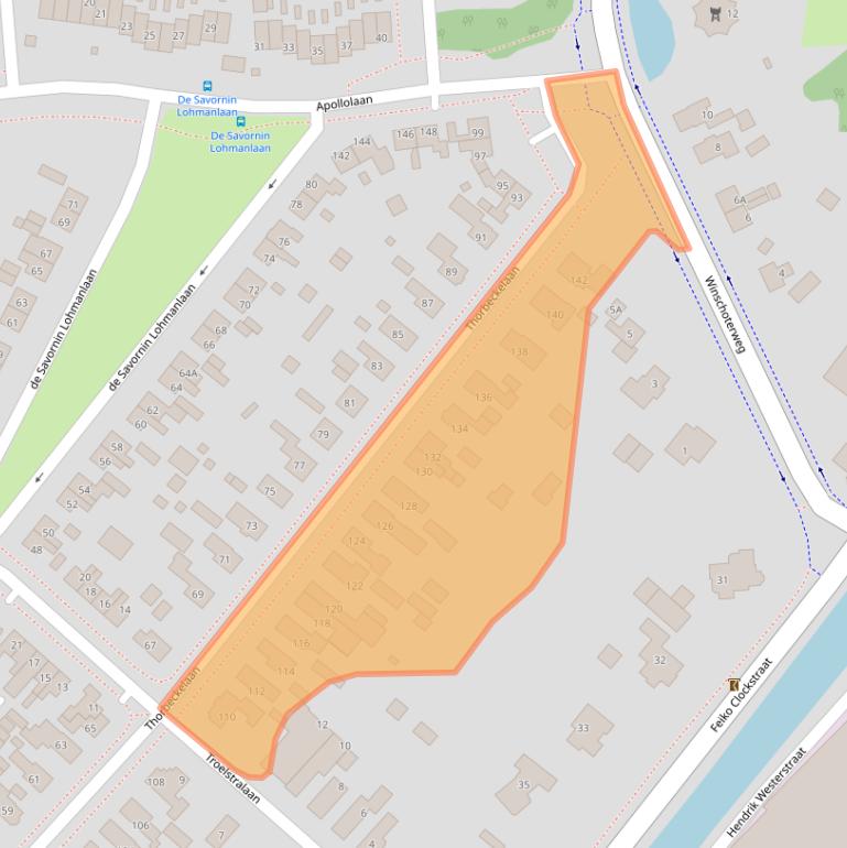 Kaart van postcodegebied 9665CH.