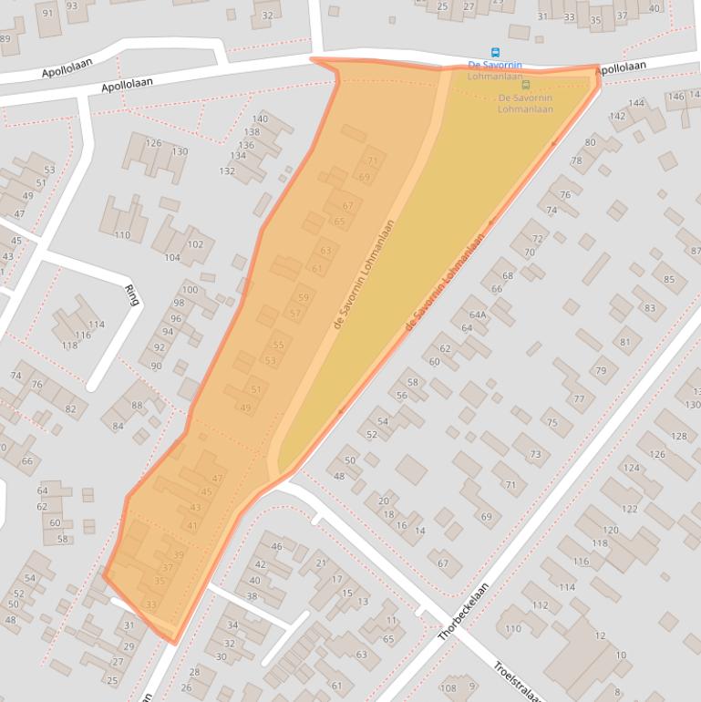 Kaart van postcodegebied 9665CK.