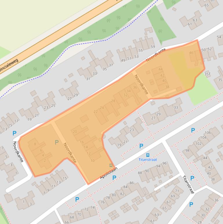 Kaart van postcodegebied 9665ER.