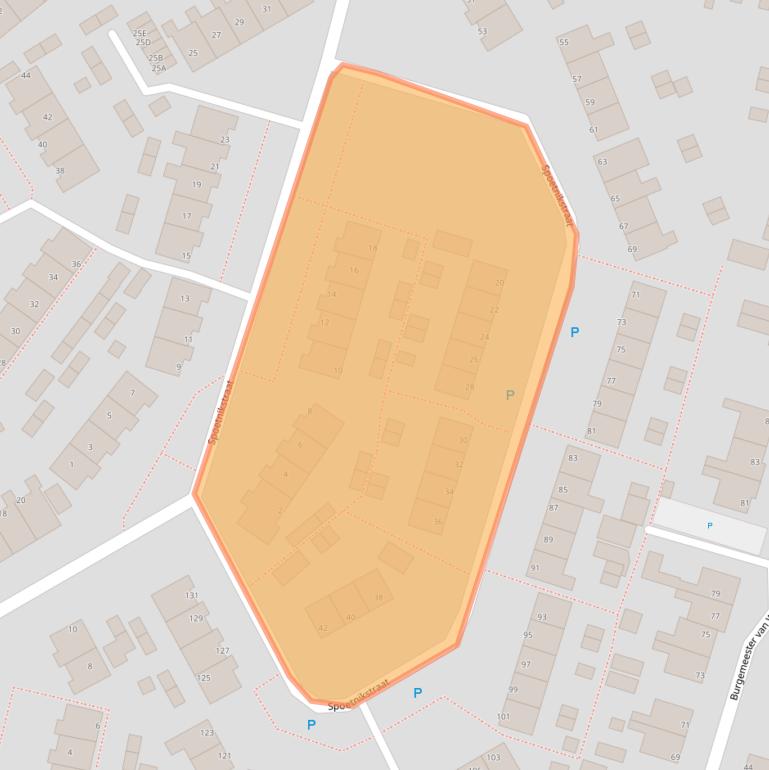 Kaart van postcodegebied 9665GD.