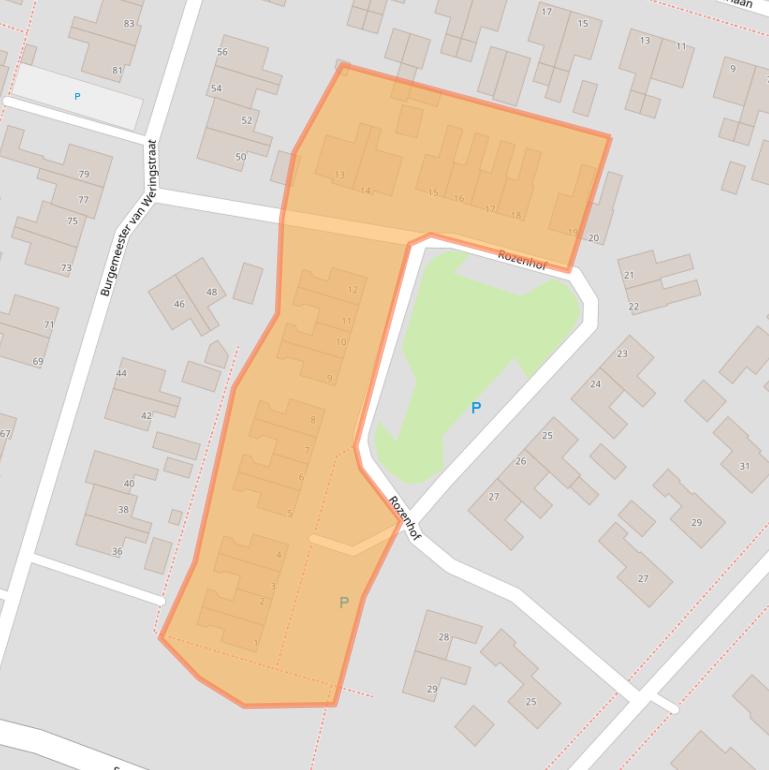 Kaart van postcodegebied 9665GH.