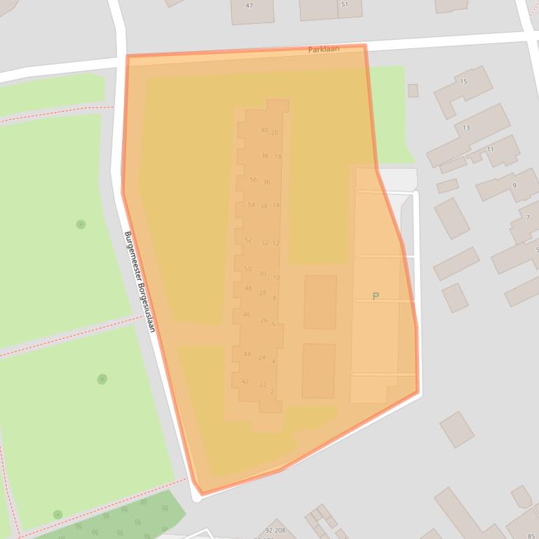 Kaart van postcodegebied 9665GV.