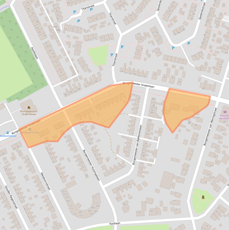 Kaart van postcodegebied 9665HK.