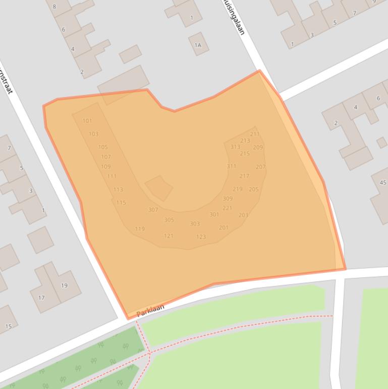 Kaart van postcodegebied 9665HV.