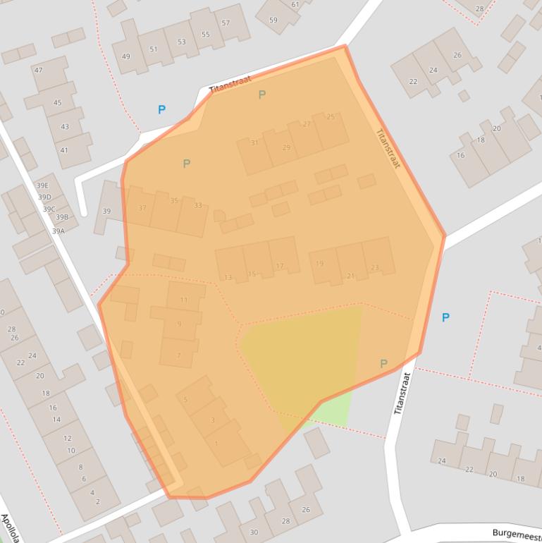 Kaart van postcodegebied 9665HW.