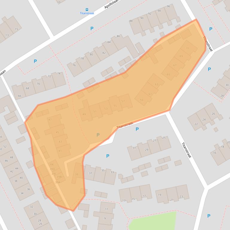 Kaart van postcodegebied 9665HX.