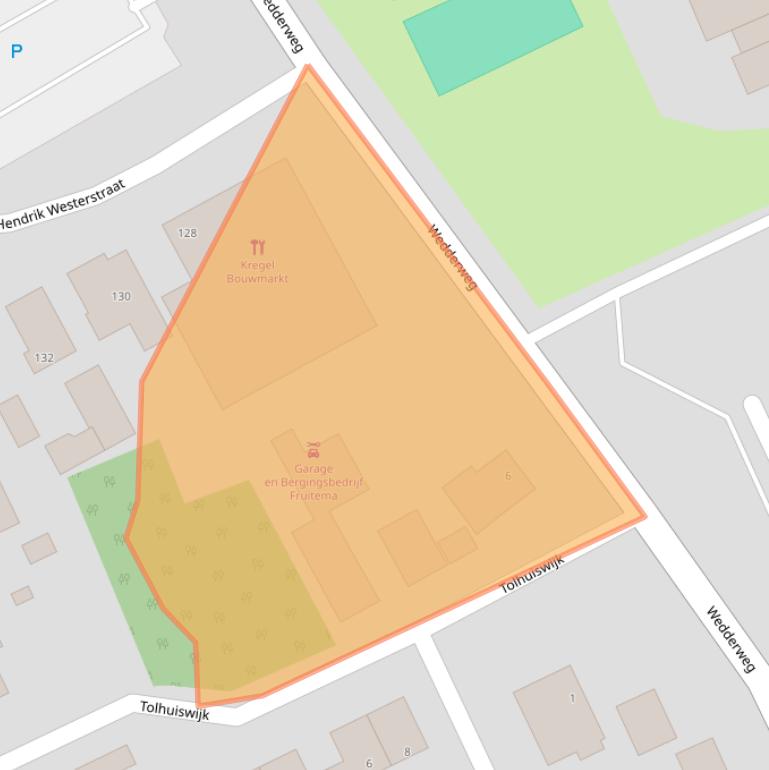 Kaart van postcodegebied 9665JR.