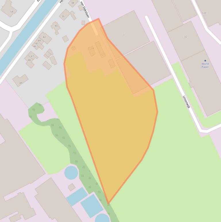 Kaart van postcodegebied 9665JS.
