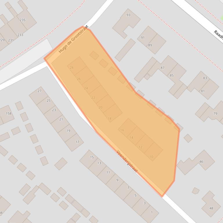 Kaart van postcodegebied 9665JV.