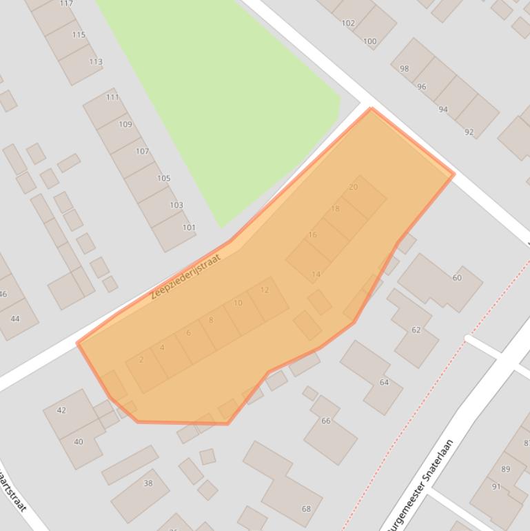 Kaart van postcodegebied 9665KH.