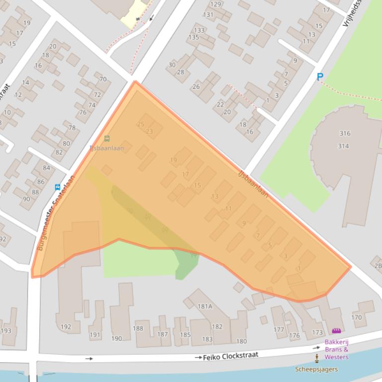 Kaart van postcodegebied 9665LG.