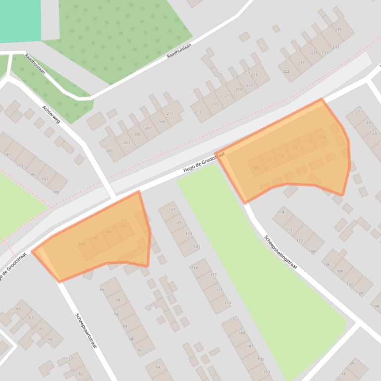 Kaart van postcodegebied 9665LX.