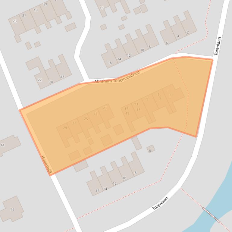 Kaart van postcodegebied 9665ME.