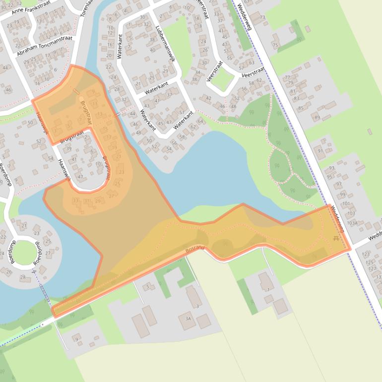 Kaart van postcodegebied 9665ML.