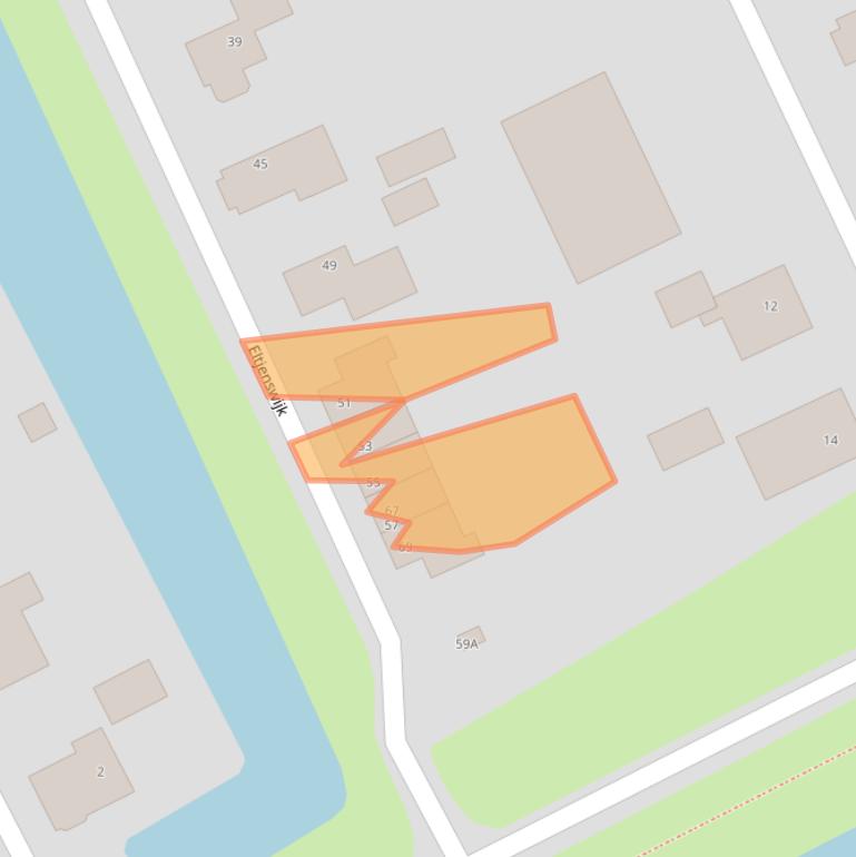 Kaart van postcodegebied 9665MS.