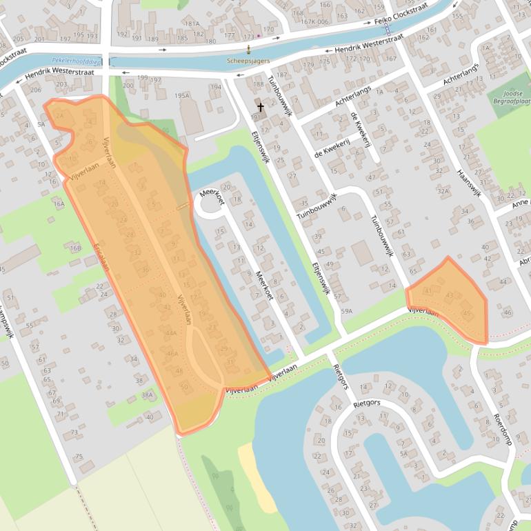 Kaart van postcodegebied 9665MV.