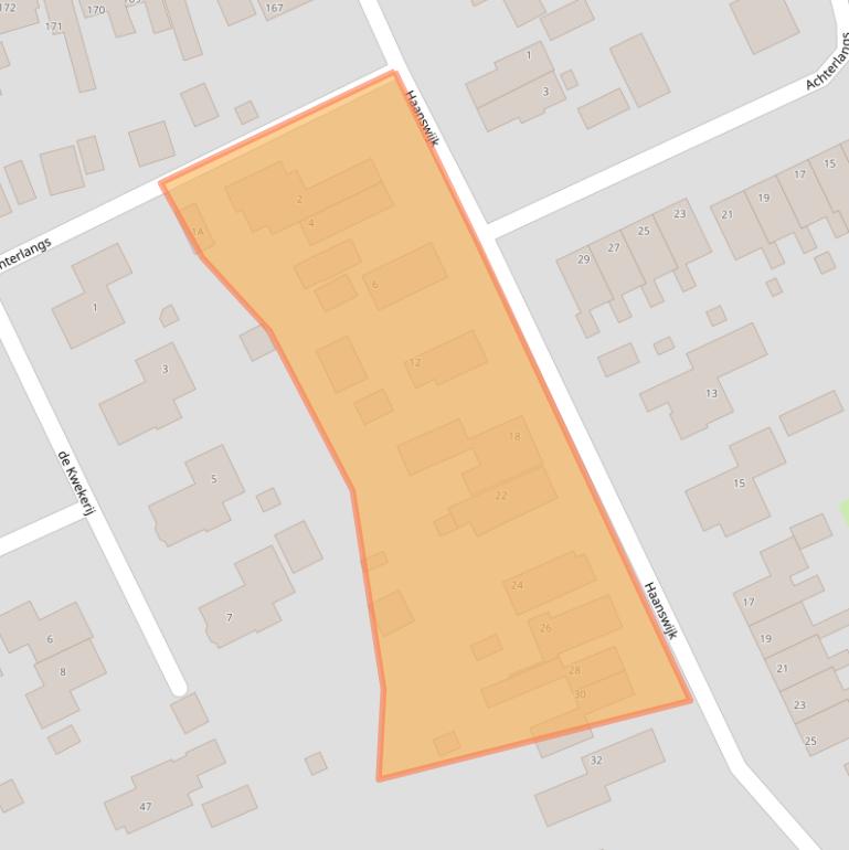 Kaart van postcodegebied 9665NK.