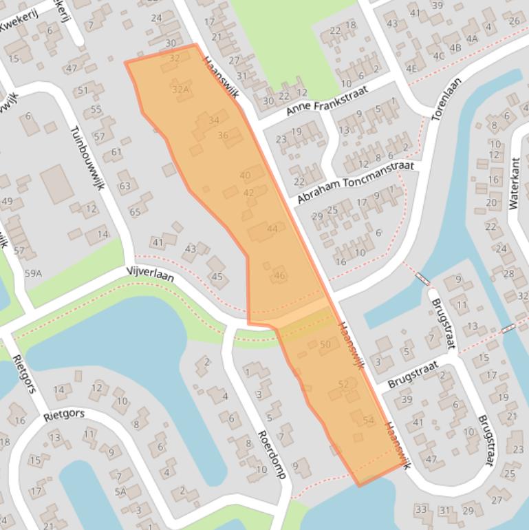 Kaart van postcodegebied 9665NL.
