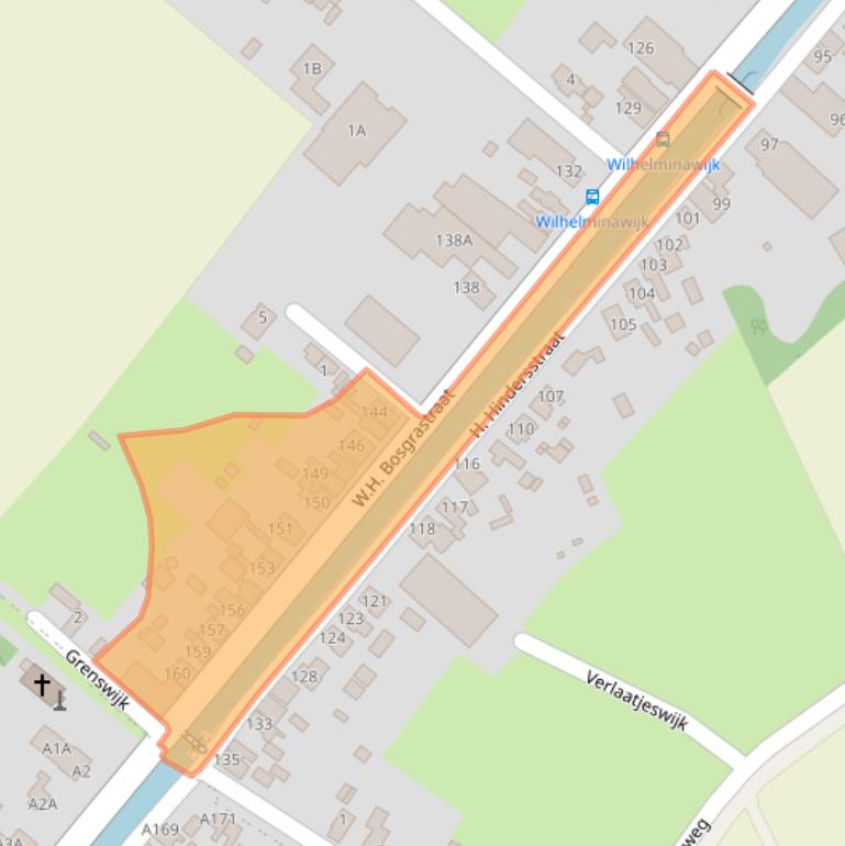 Kaart van postcodegebied 9665PK.