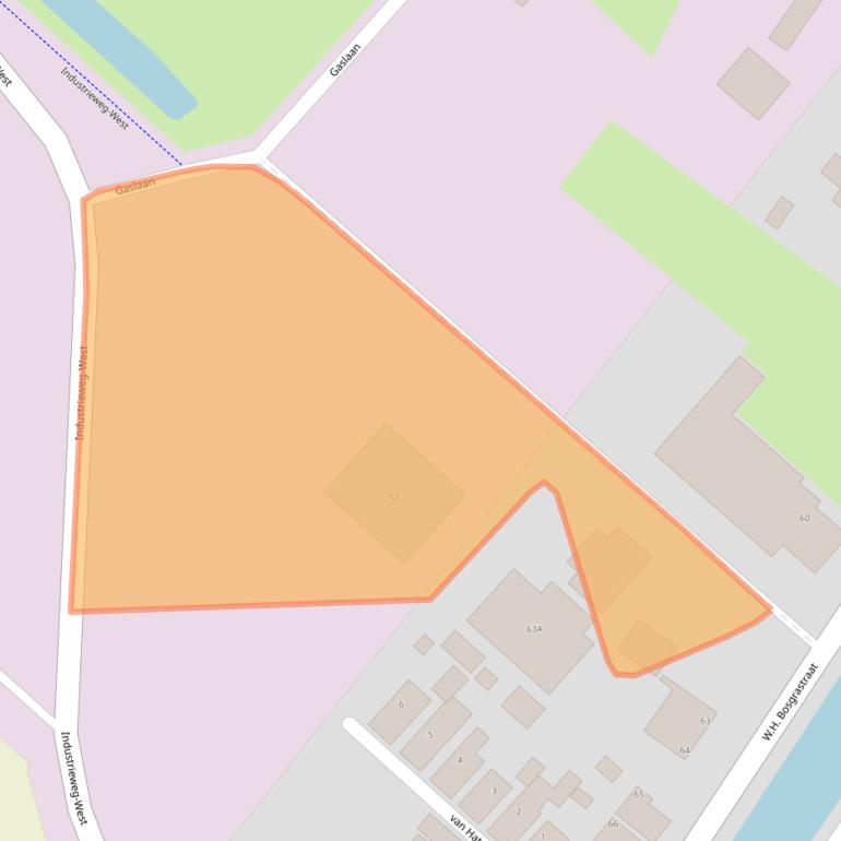 Kaart van postcodegebied 9665PP.