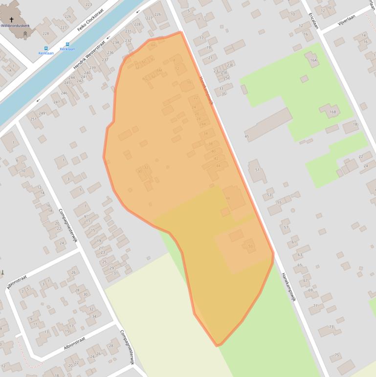 Kaart van postcodegebied 9665RL.