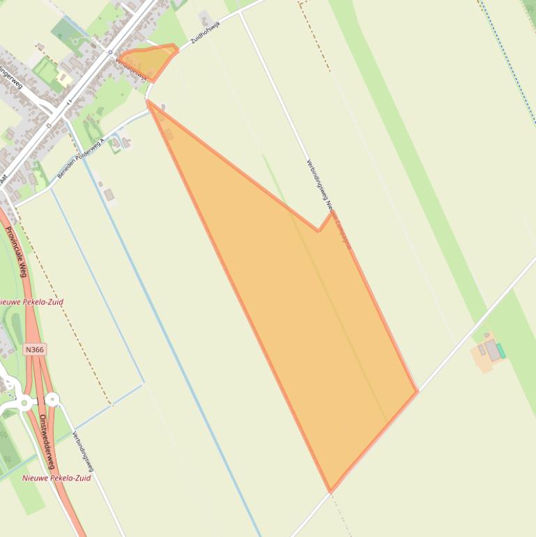 Kaart van postcodegebied 9665RV.