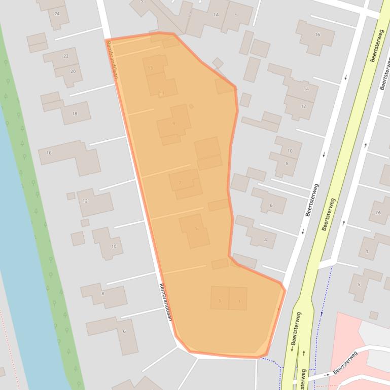 Kaart van postcodegebied 9671CL.