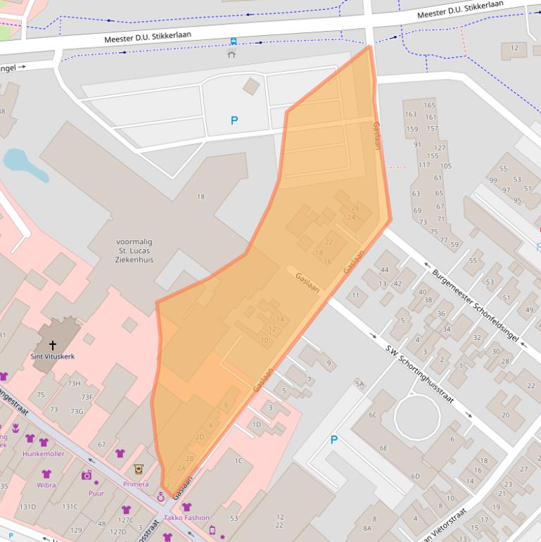 Kaart van postcodegebied 9671CT.
