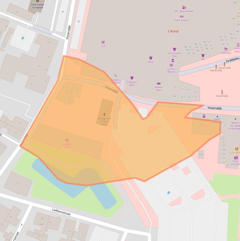 Kaart van postcodegebied 9671EK.