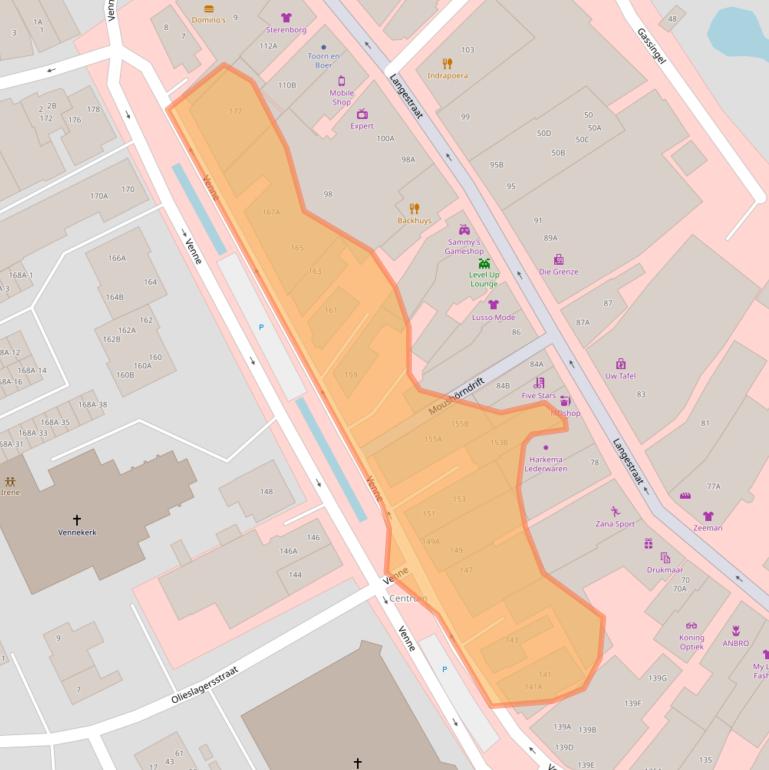 Kaart van postcodegebied 9671ES.